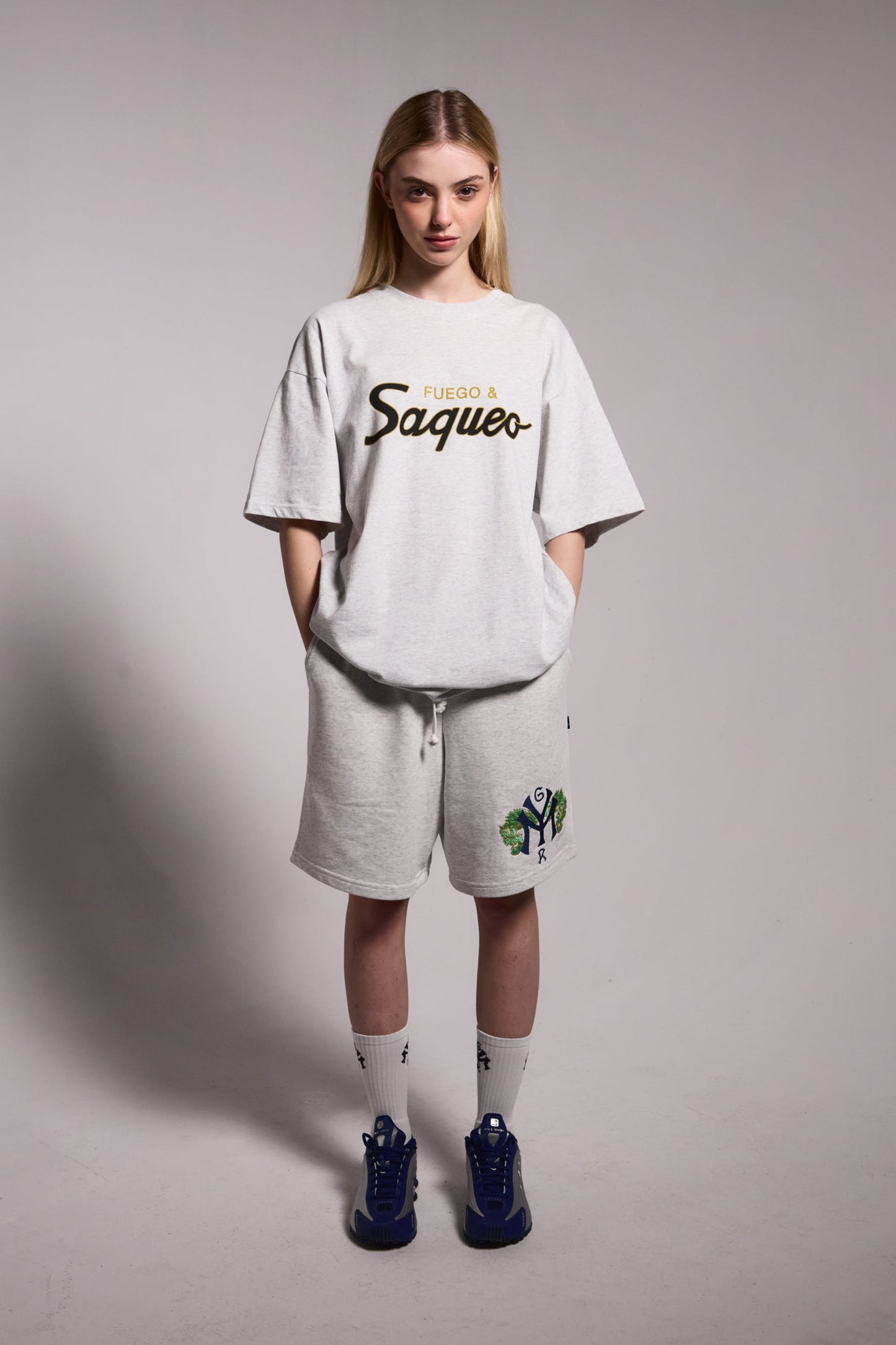 SWEET SCIENCE THE LOOTED REGULAR TEE SPORT GREY