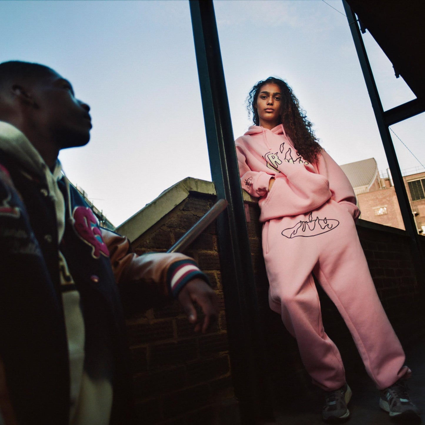 MELTED STONE SWEATPANTS PINK