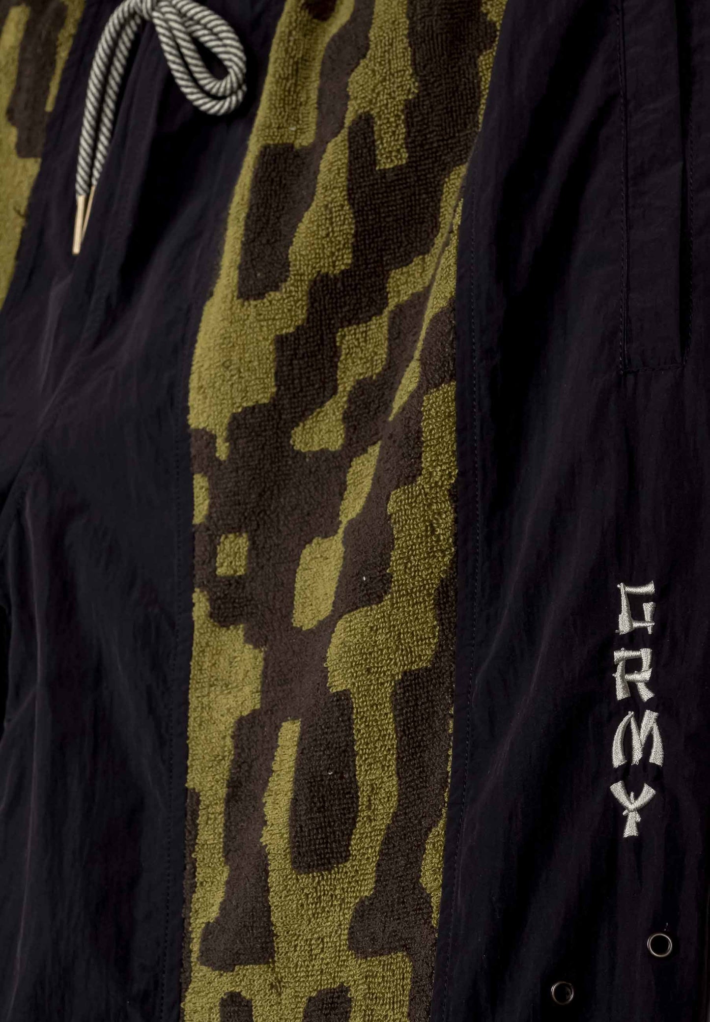 LUCKY DRAGON JACQUARD TRACK PANTS BLACK