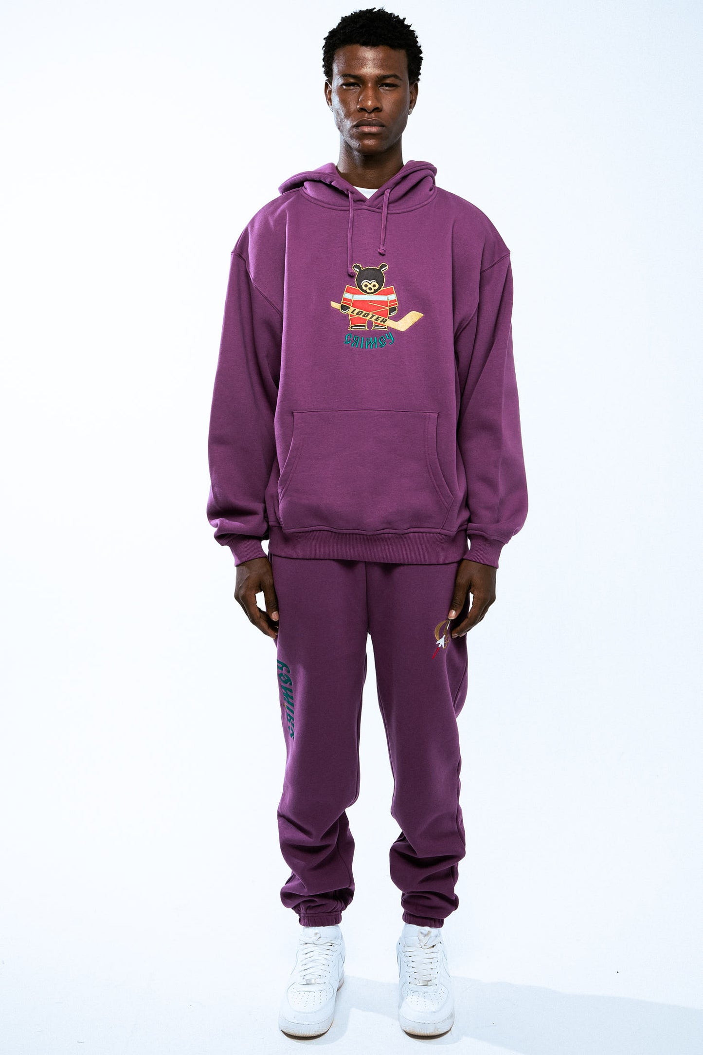 THE LOWER DEPTHS SWEATPANTS PURPLE
