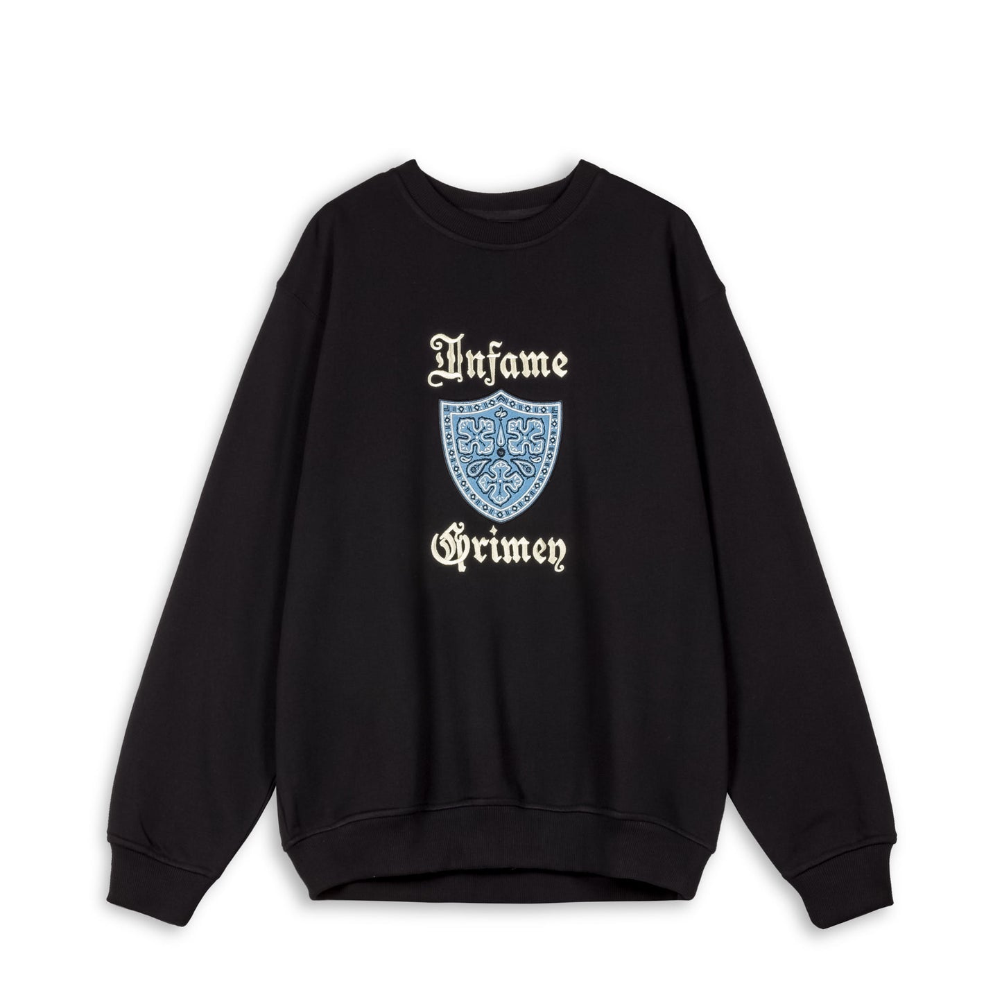 CAUSING PANIC VINTAGE CREWNECK BLACK