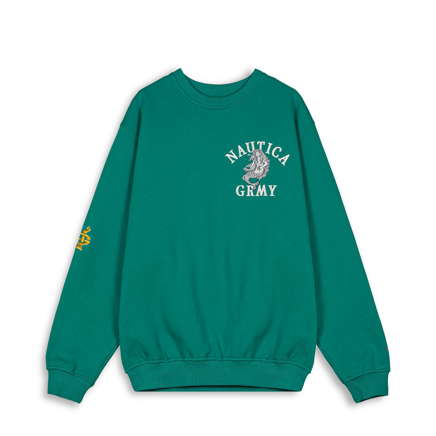 MIGHTY HARMONIST NAUTICA X GRMY VINTAGE CREWNECK GREEN