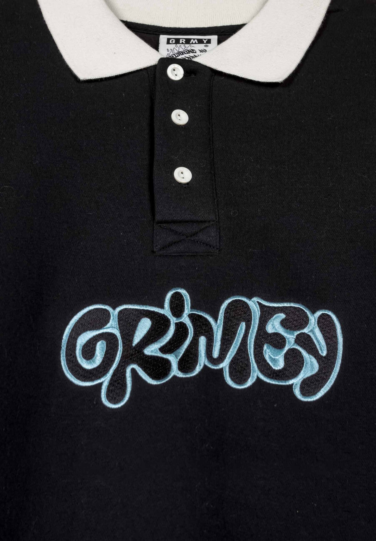 BLOODSUCKER POLO SWEATSHIRT BLACK