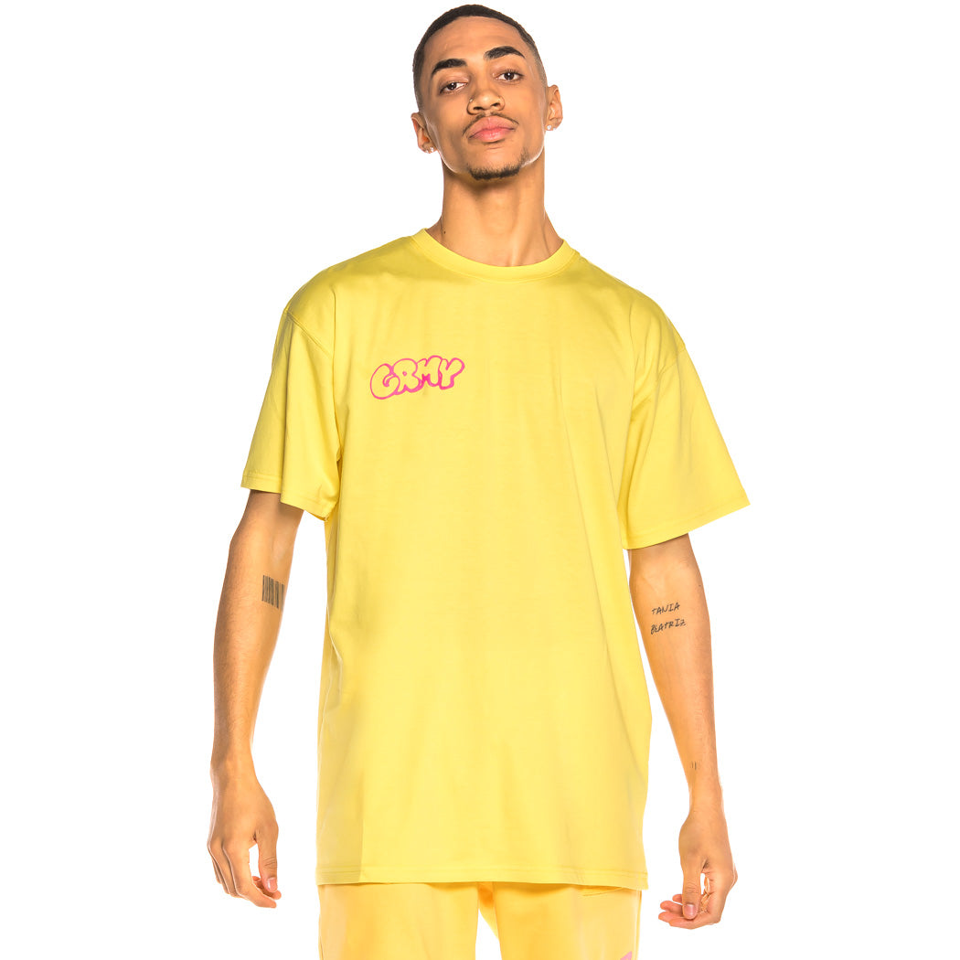 GRIMEY DO IT FLUID TEE YELLOW