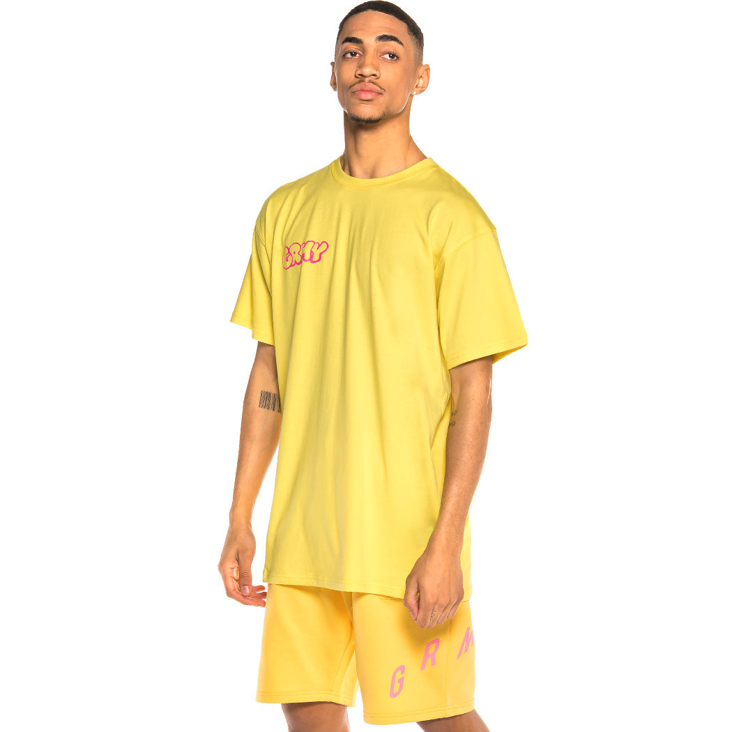 GRIMEY DO IT FLUID TEE YELLOW