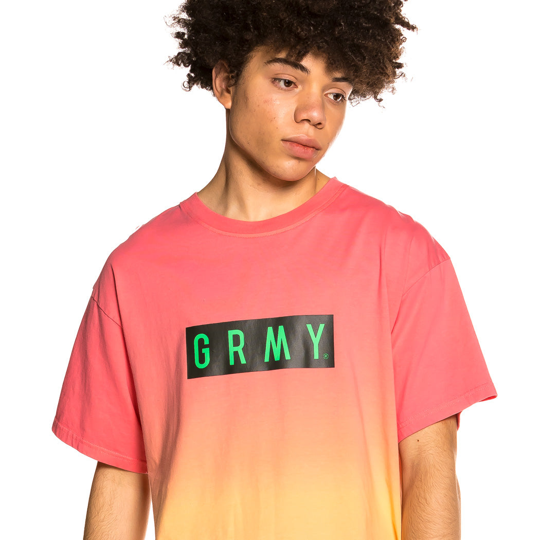 GRIMEY FRENZY GRADIENT TEE PINK