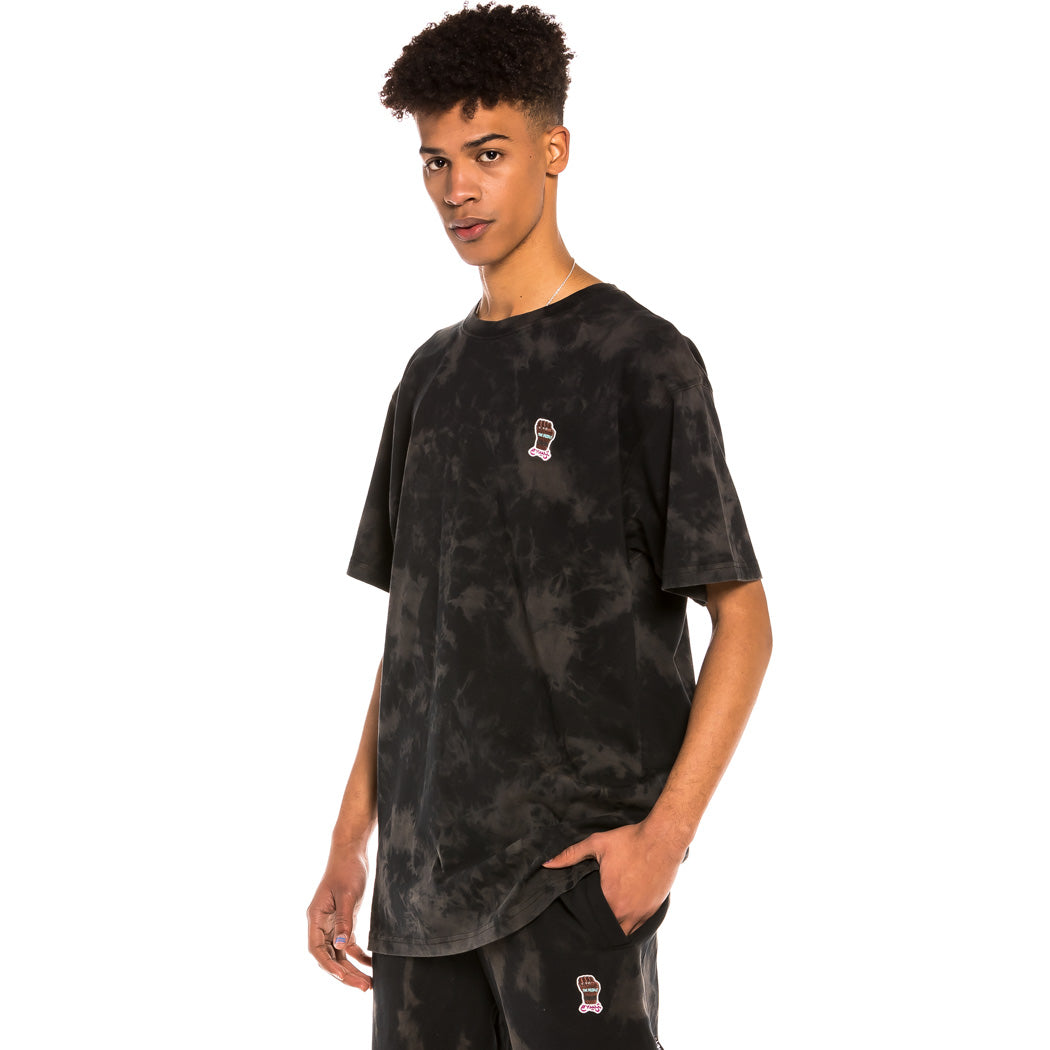 GRIMEY DAY DREAMER BLEACHED TEE BLEACHED BLACK