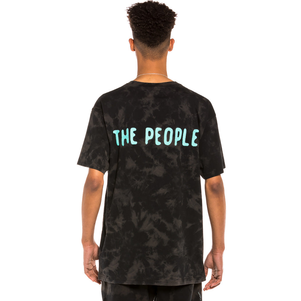 GRIMEY DAY DREAMER BLEACHED TEE BLEACHED BLACK