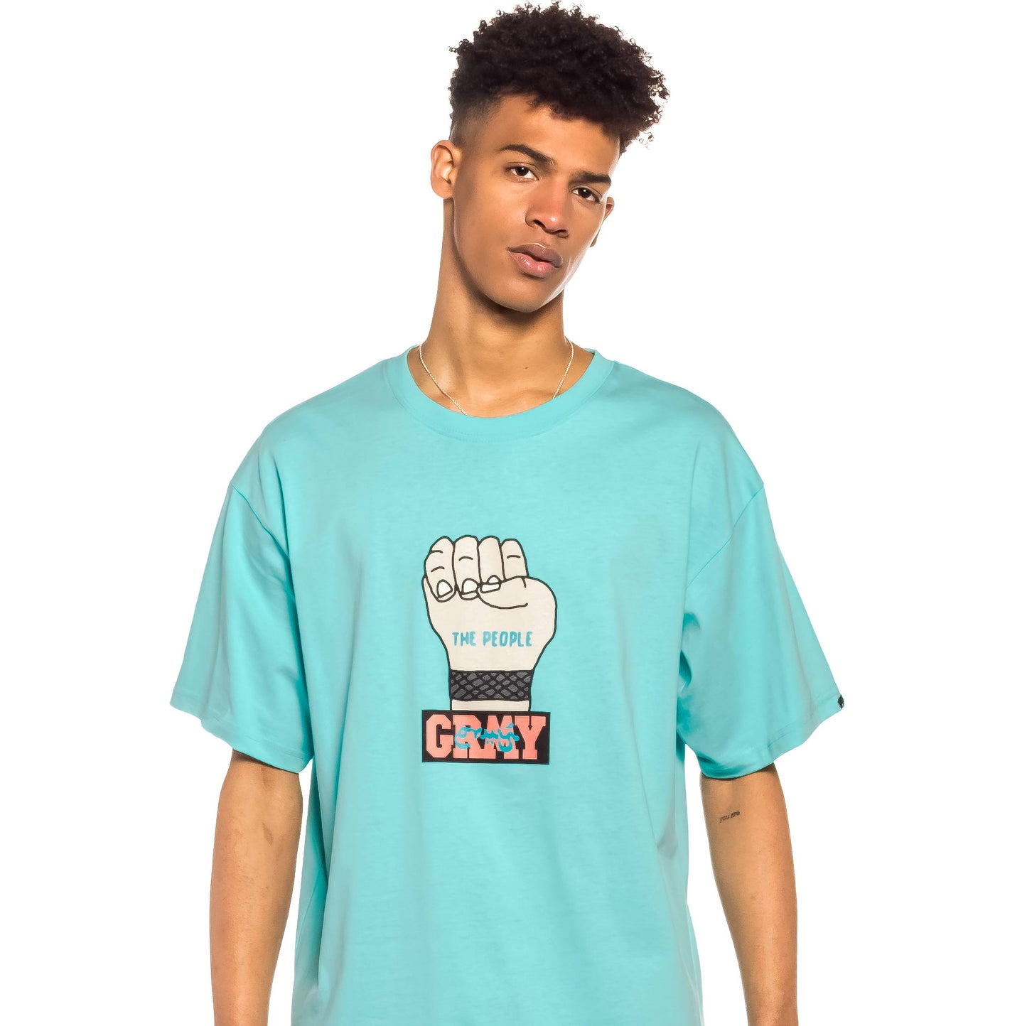 GRIMEY DAY DREAMER TEE BLUE