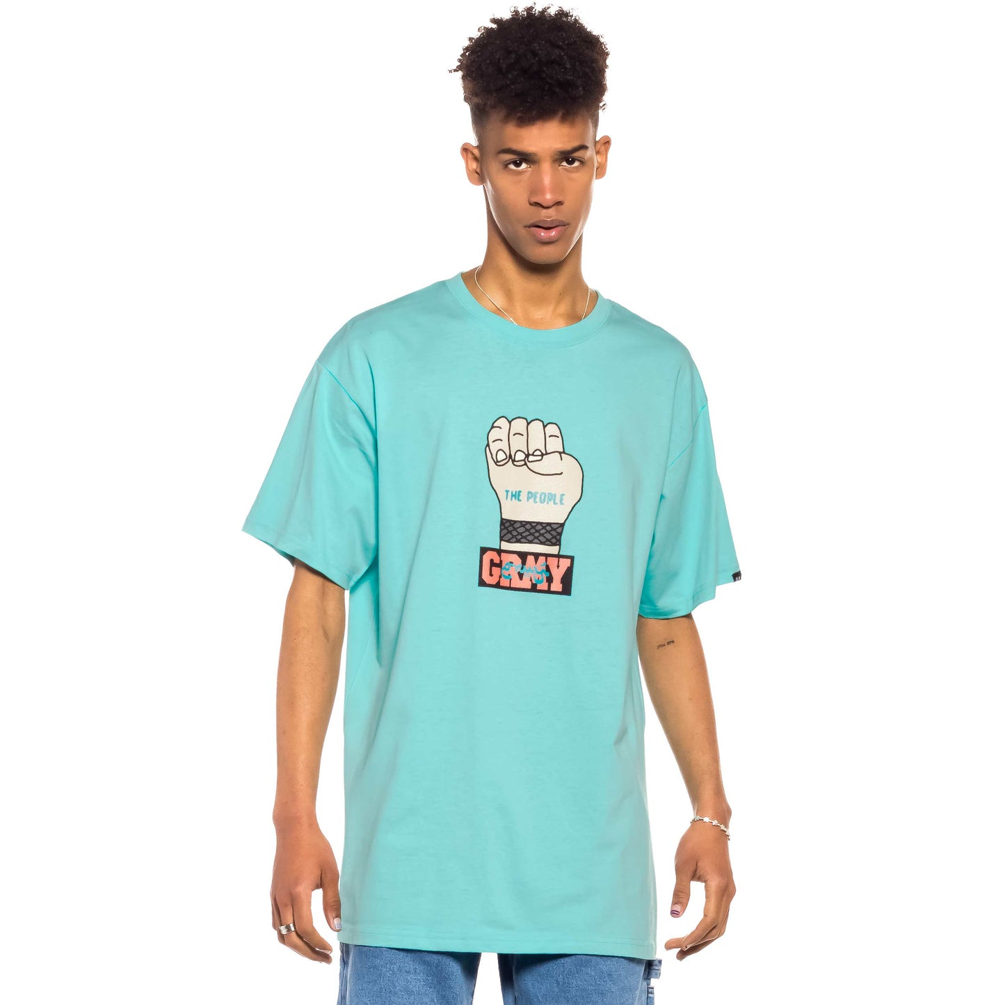 GRIMEY DAY DREAMER TEE BLUE