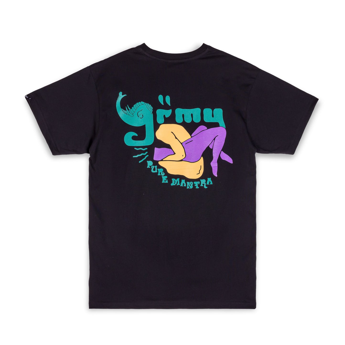 GRIMEY LUST MANTRA TEE BLACK