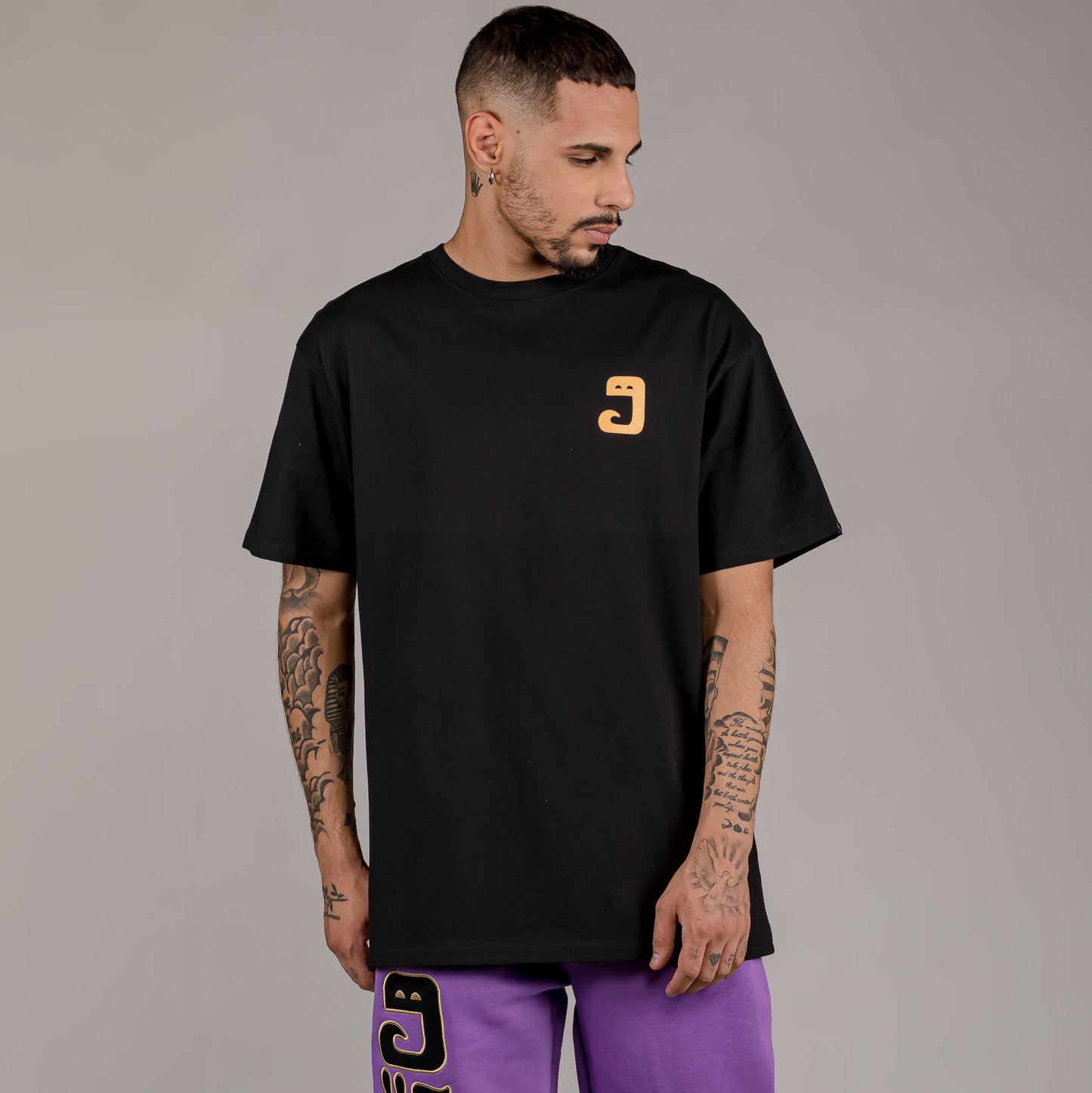 GRIMEY LUST MANTRA TEE BLACK