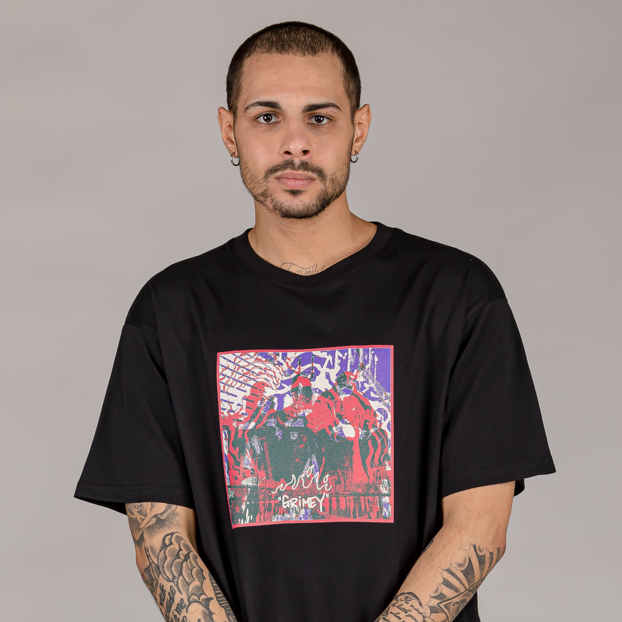 GRIMEY THE STILL SHININ TEE BLACK