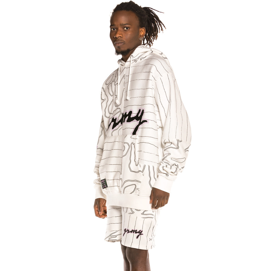 GRIMEY STRANGE FRUIT GRMY HOODIE WHITE