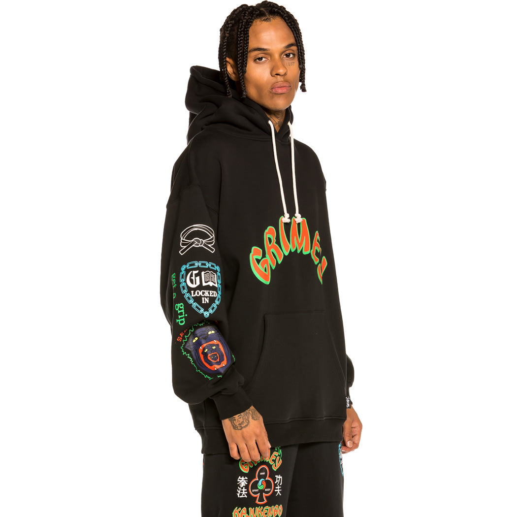 GRIMEY GRIMEY DESTROY ALL FEAR HOODIE BLACK