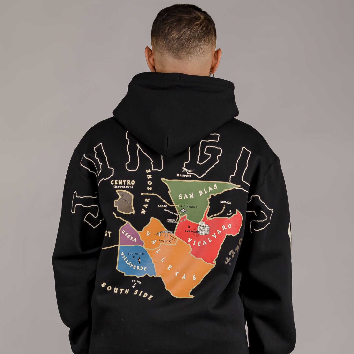 GRIMEY PASION GAMBERRA (GP X GRMY) HOODIE BLACK