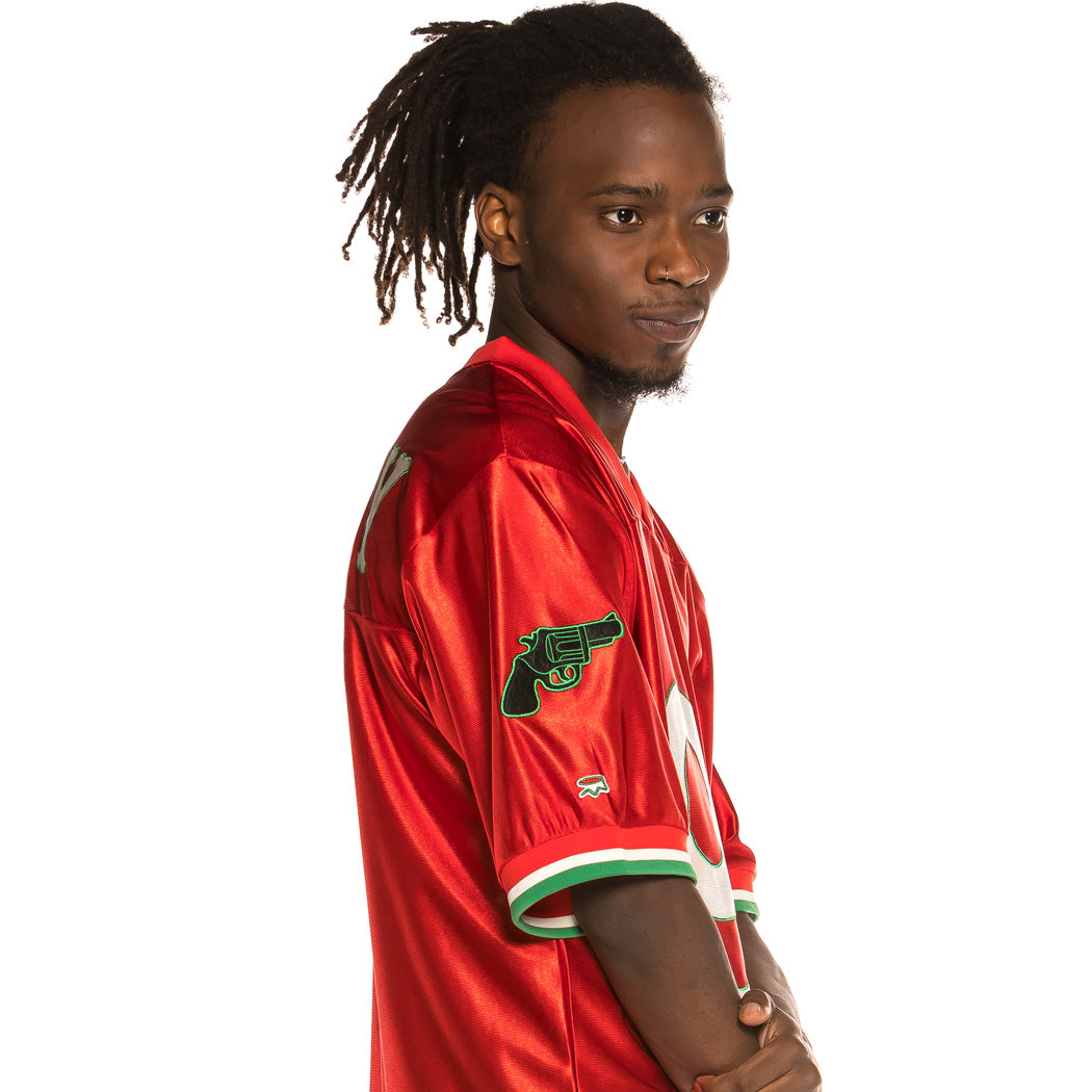 GRIMEY THE LOOT FOOTBALL JERSEY RED