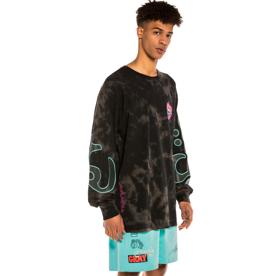GRIMEY DAY DREAMER LONG SLEEVE TEE WHITE