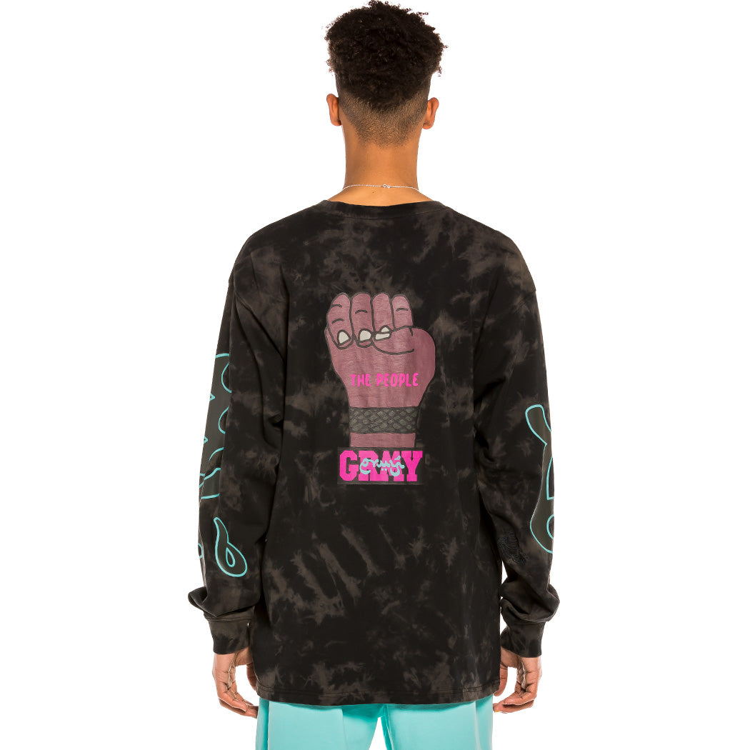 GRIMEY DAY DREAMER LONG SLEEVE TEE WHITE