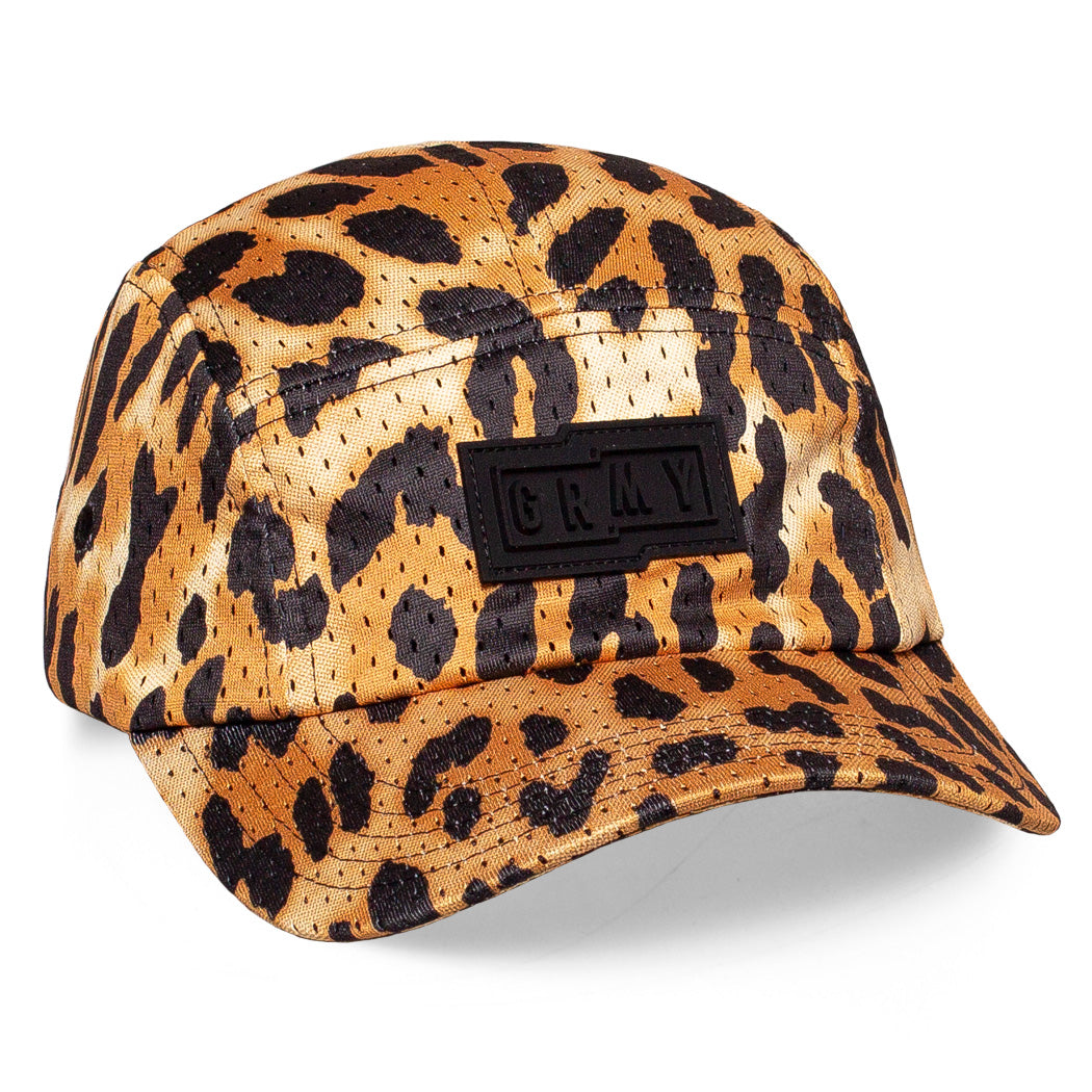 GRIMEY YANGA LEOPARD 5 PANELS CAP GREY