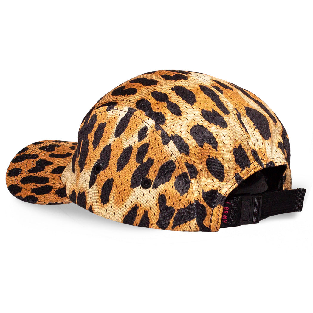 GRIMEY YANGA LEOPARD 5 PANELS CAP GREY