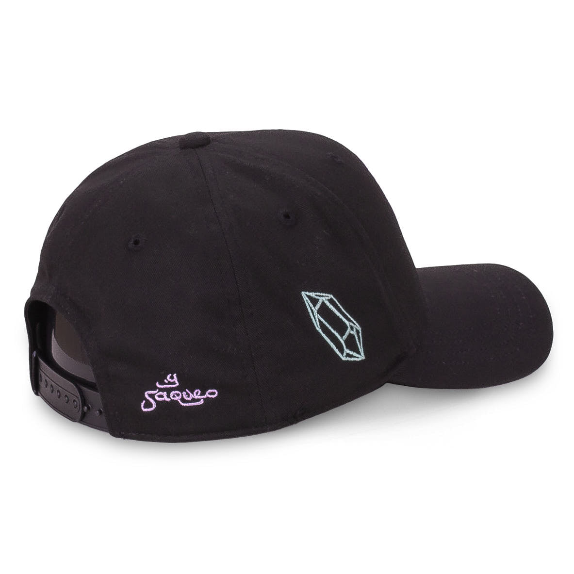 GRIMEY LOST BOYS CURVED VISOR SNAPBACK CAP BLACK