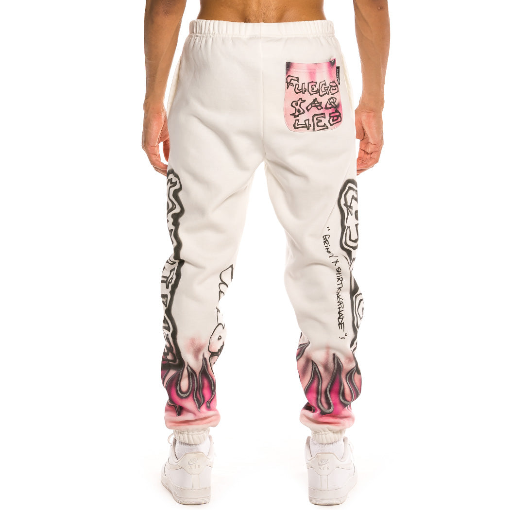 GRIMEY X SHIRTKING PHADE PANT WHITE