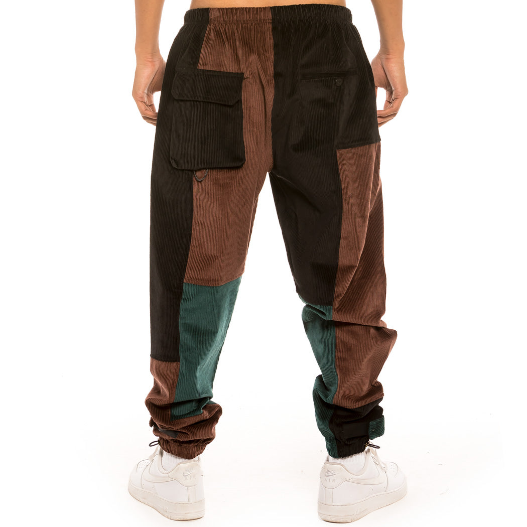 GRIMEY AGED RUM CORDUROY PANTS GREEN