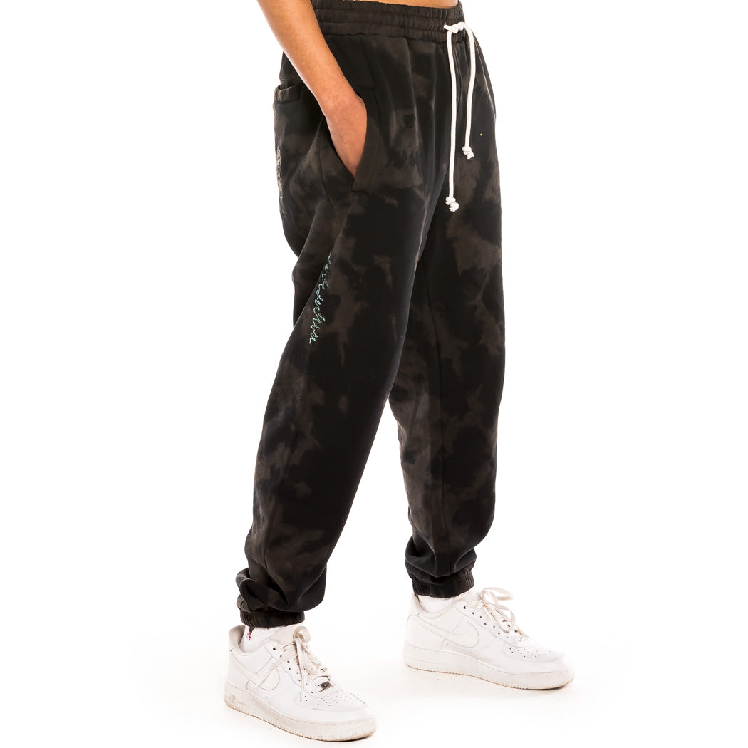 GRIMEY DAY DREAMER BLEACHED SWEATPANTS BLEACHED BLACK