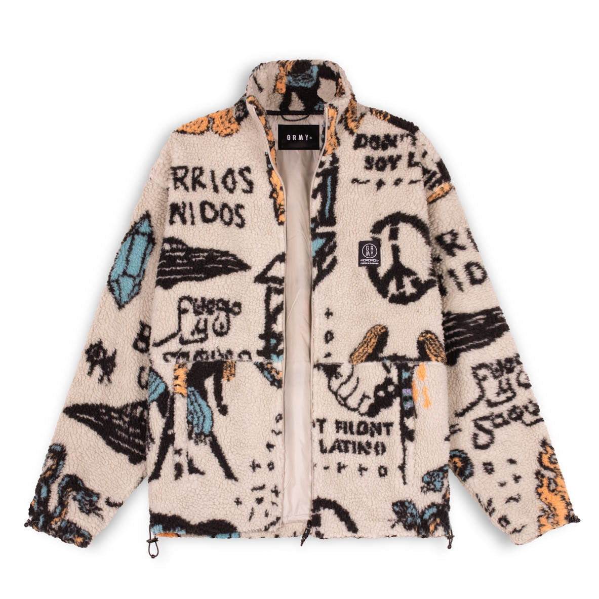 GRIMEY LOST BOYS SHERPA JACKET CREAM