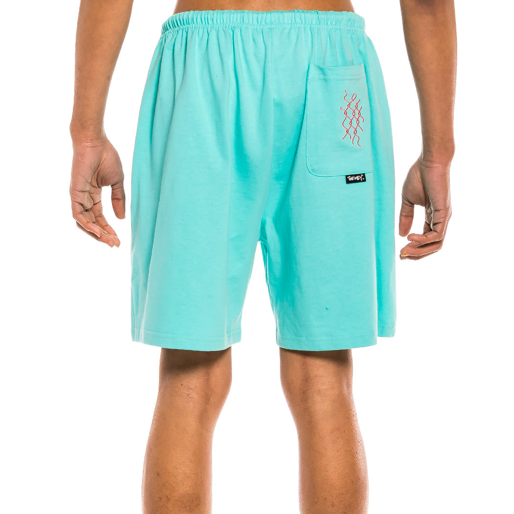 GRIMEY DAY DREAMER SWEATSHORTS BLUE
