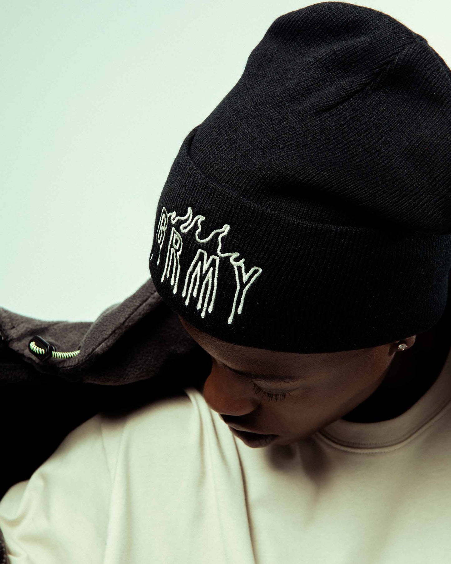BACK AT YOU BEANIE BLACK