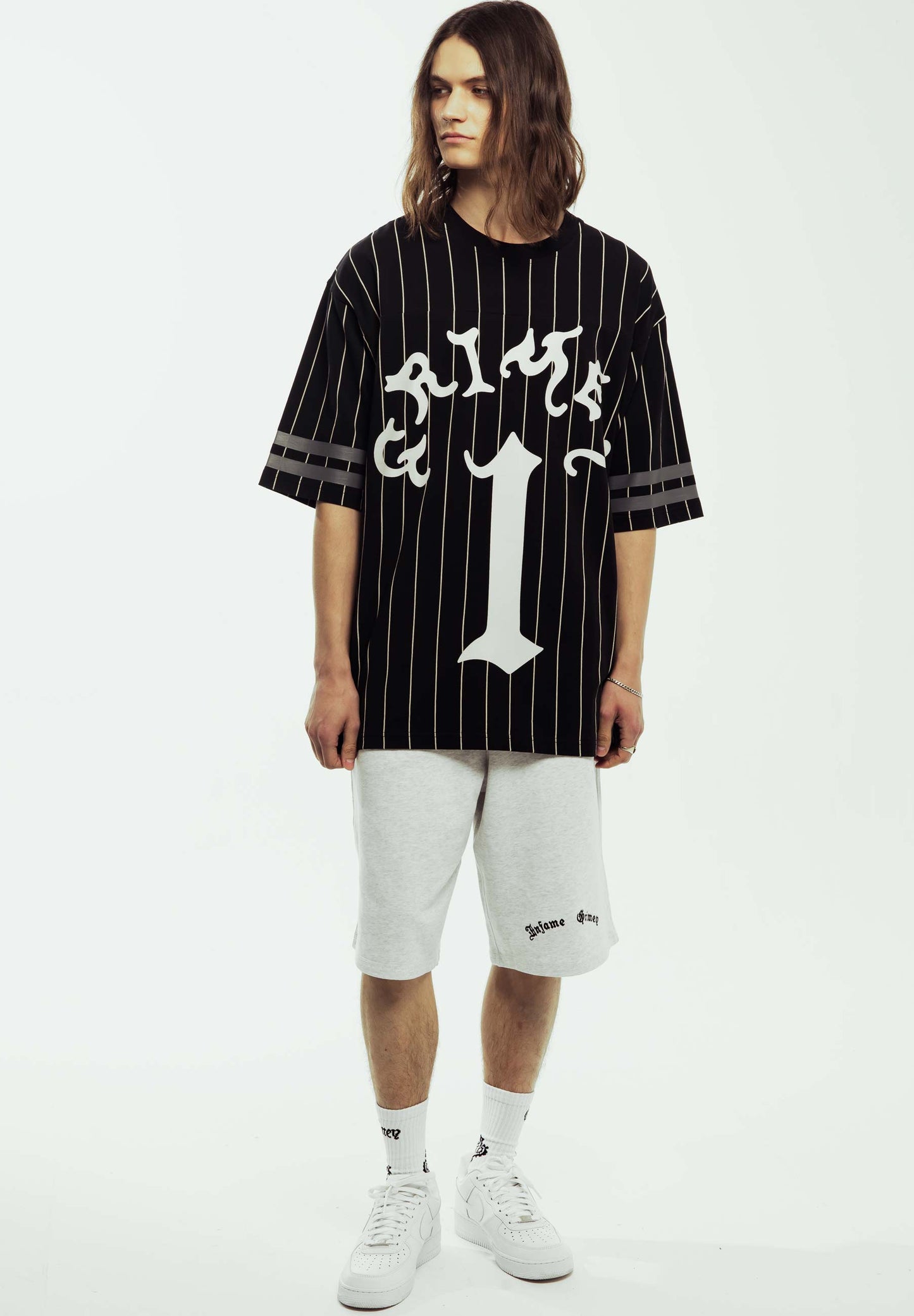 CAUSING PANIC BAGGY SWEATSHORTS SPORT GREY