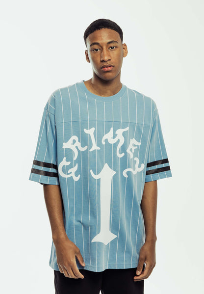 CAUSING PANIC HEAVYWEIGHT FOOTBALL JERSEY BLUE