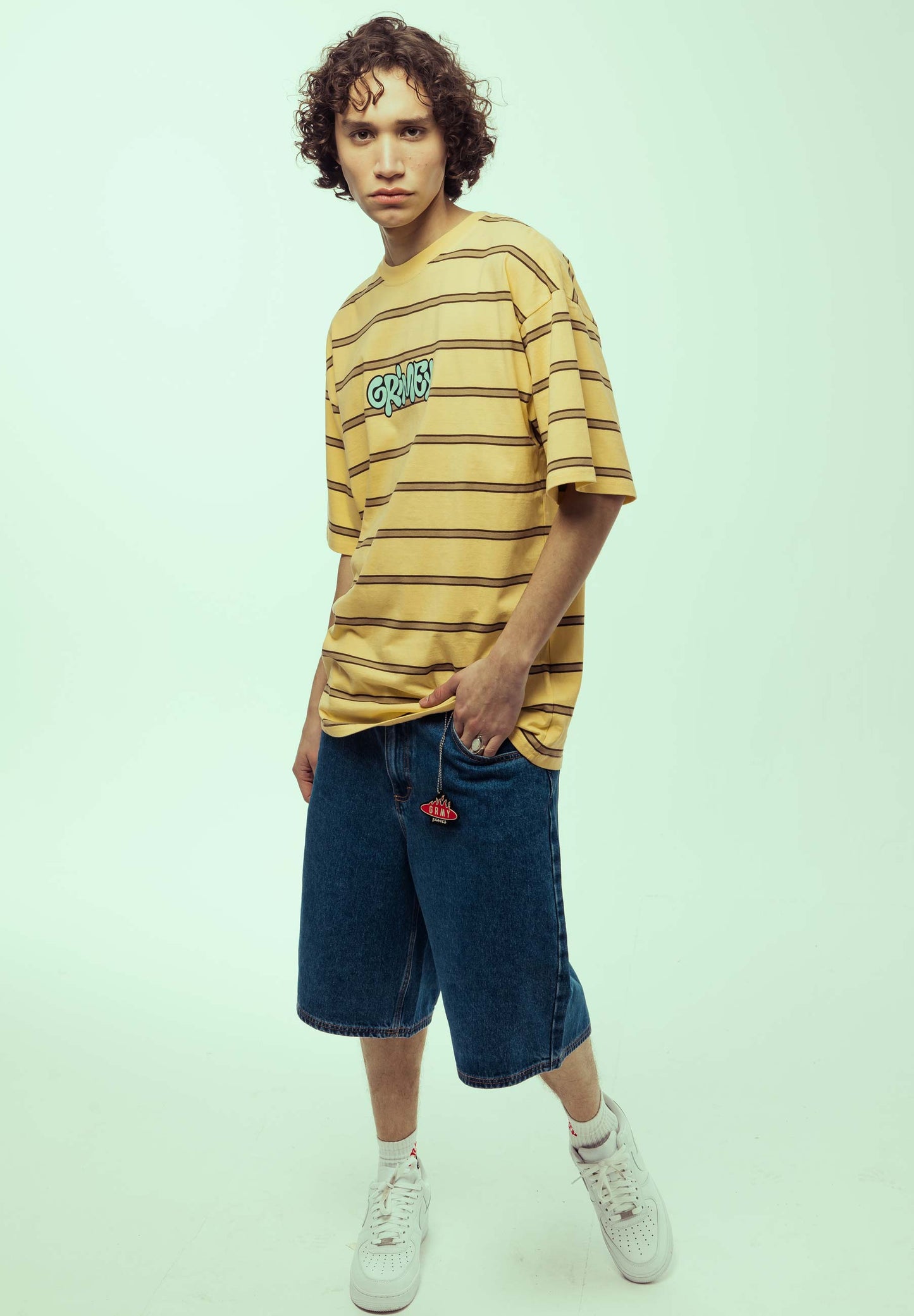 BLOODSUCKER OVERSIZED TEE YELLOW
