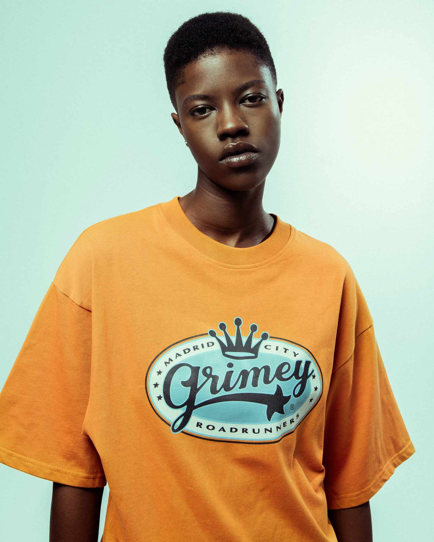 MADRID OVERSIZED HEAVYWEIGHT TEE ORANGE