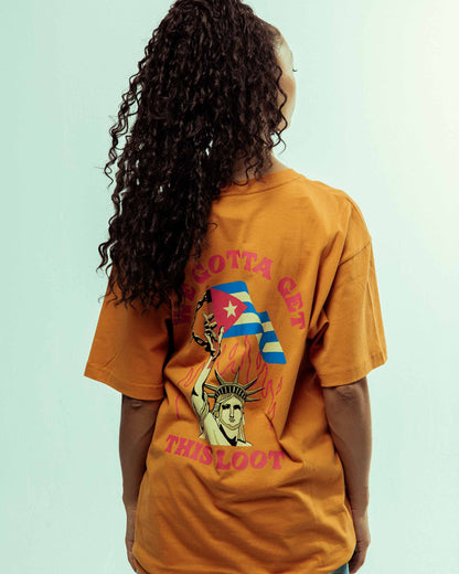 THE CUBAN LINX REGULAR TEE ORANGE
