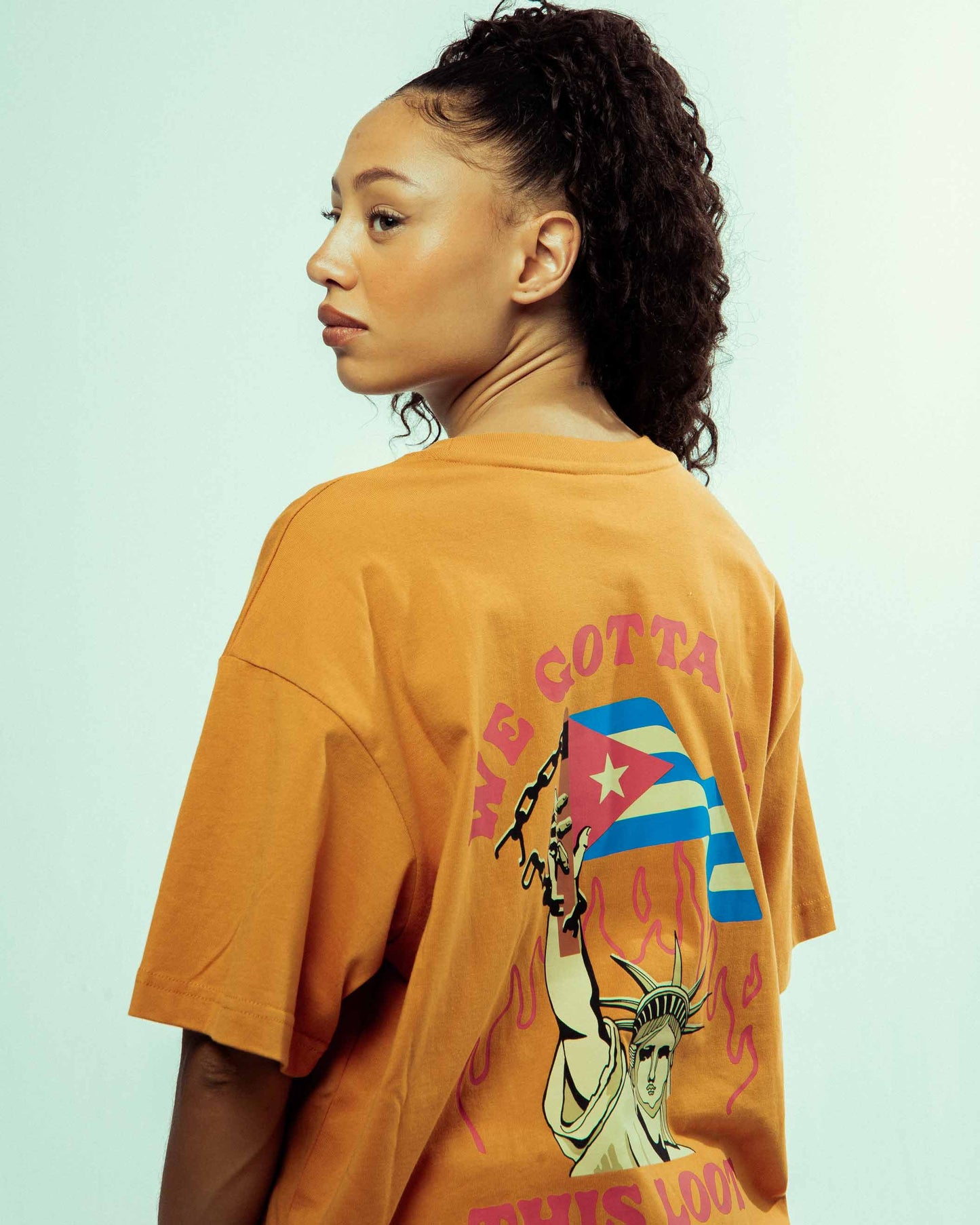 THE CUBAN LINX REGULAR TEE ORANGE