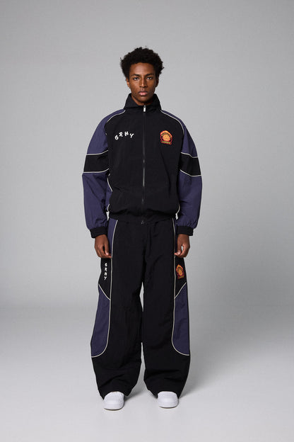 SAMPANS TRACK JACKET BLACK
