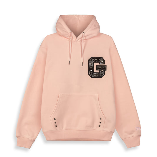 ROYAL PAW HOTFIX REGULAR HOODIE PINK
