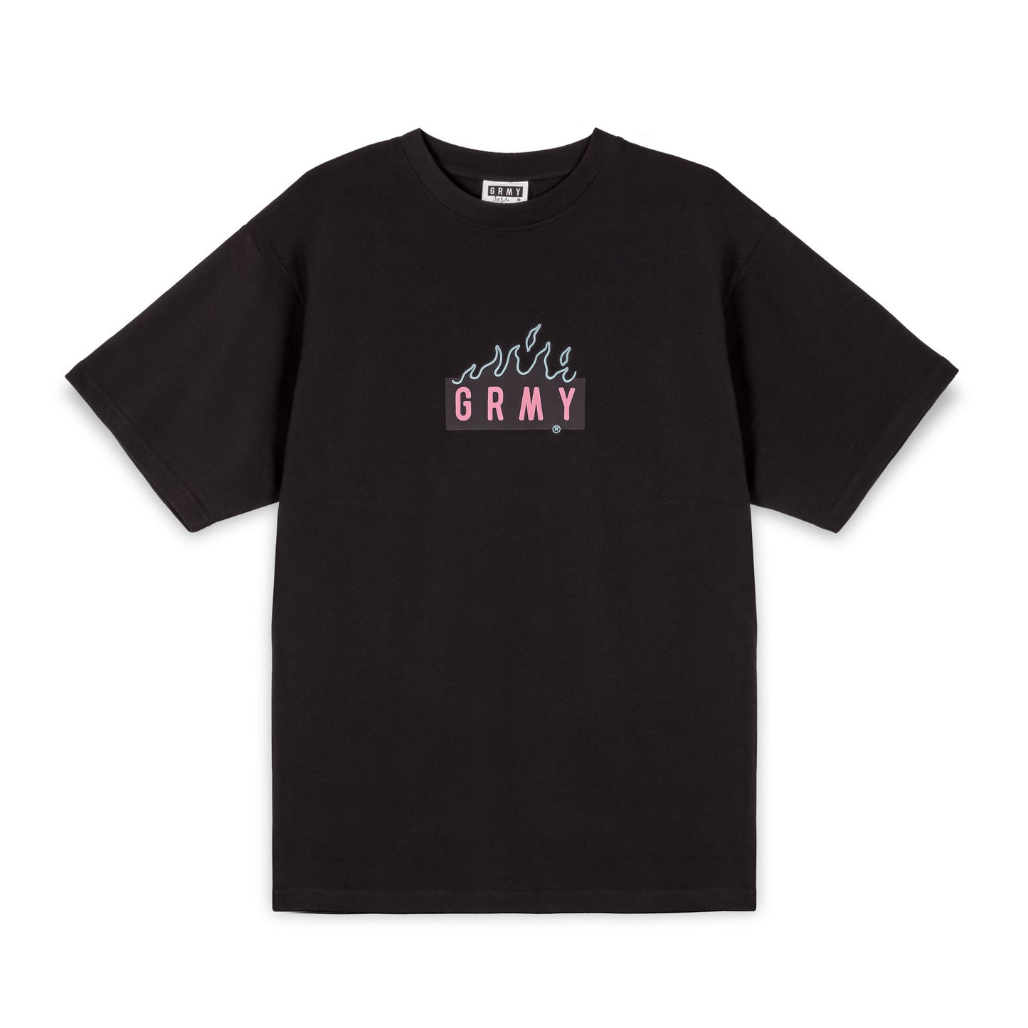 MELTED STONE OVERSIZED TEE BLACK