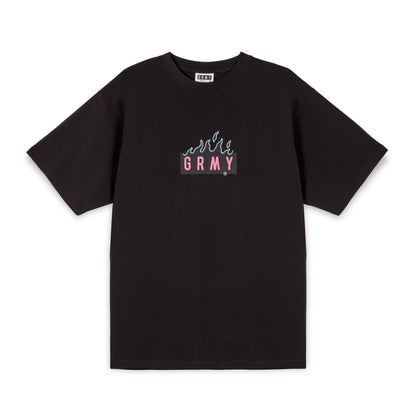 MELTED STONE OVERSIZED TEE BLACK