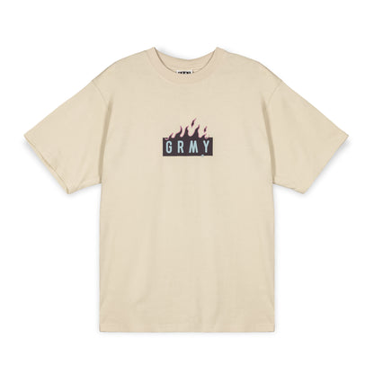 MELTED STONE OVERSIZED TEE CREAM