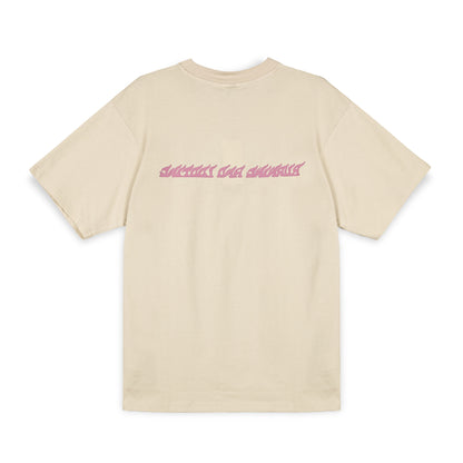 MELTED STONE OVERSIZED TEE CREAM