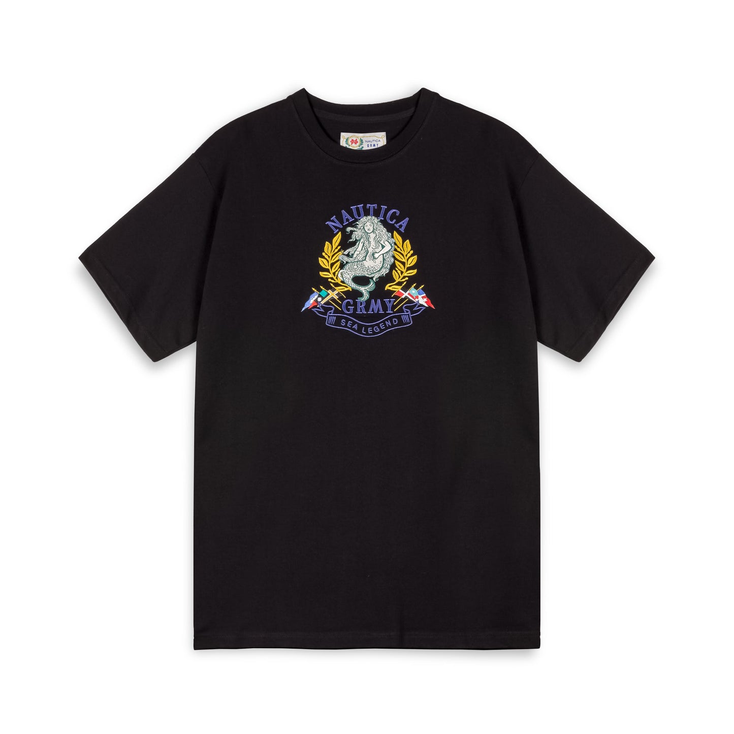 THE SEA LEGEND NAUTICA  X GRMY REGULAR TEE BLACK