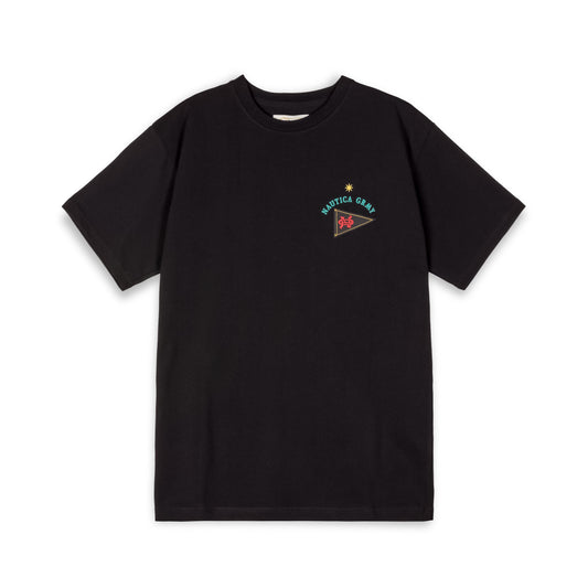 MIGHTY HARMONIST NAUTICA X GRMY REGULAR TEE BLACK