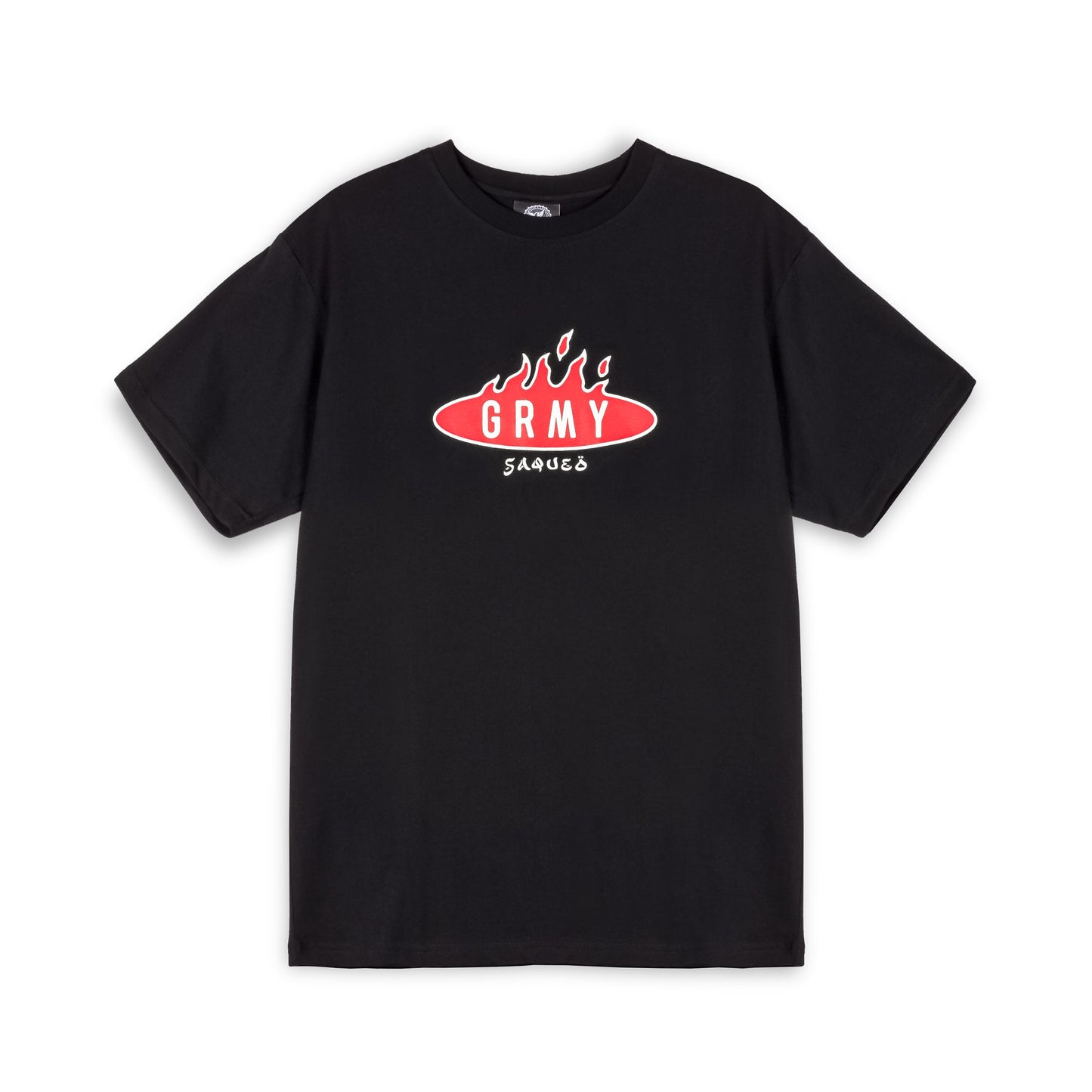 BURN IN FLAMES REGULAR TEE BLACK