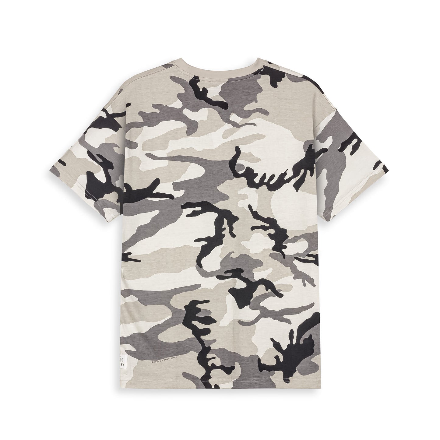 FOLLOW THE DOLLAR CAMO REGULAR TEE WHITE CAMO