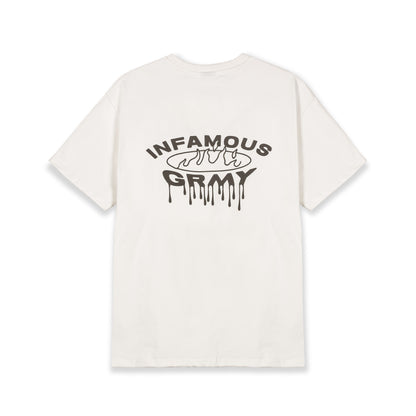 FOLLOW THE DOLLAR REGULAR TEE OFF WHITE
