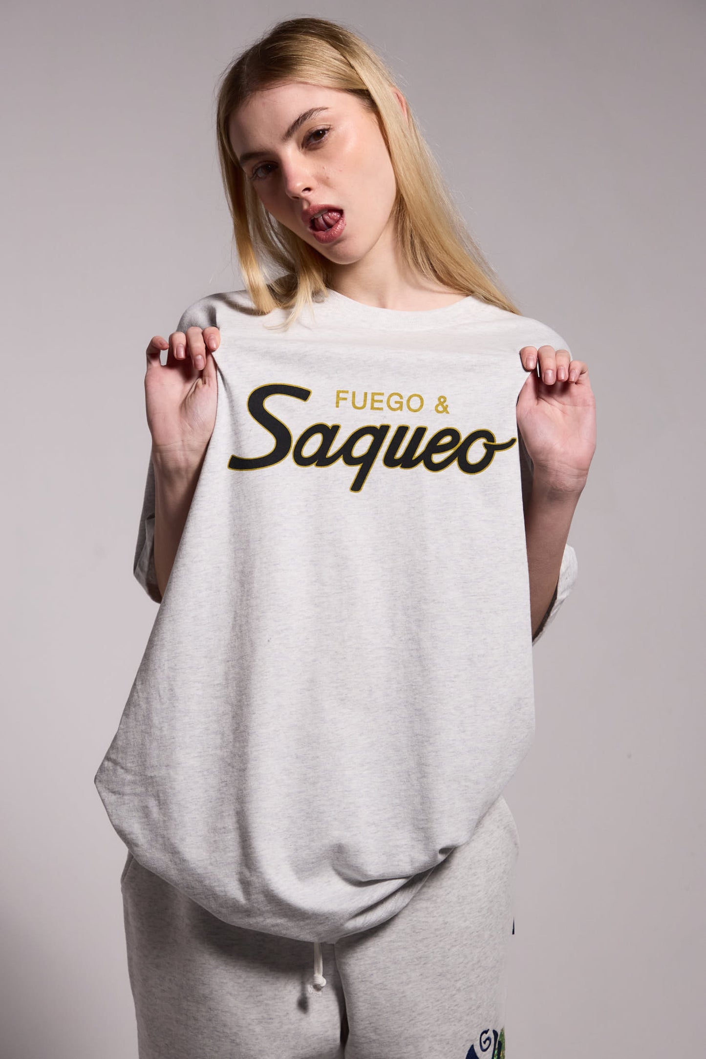 SWEET SCIENCE THE LOOTED REGULAR TEE SPORT GREY